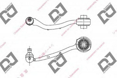 DJ PARTS da1121 -  Рычаг независимой подвески колеса, подвеска колеса